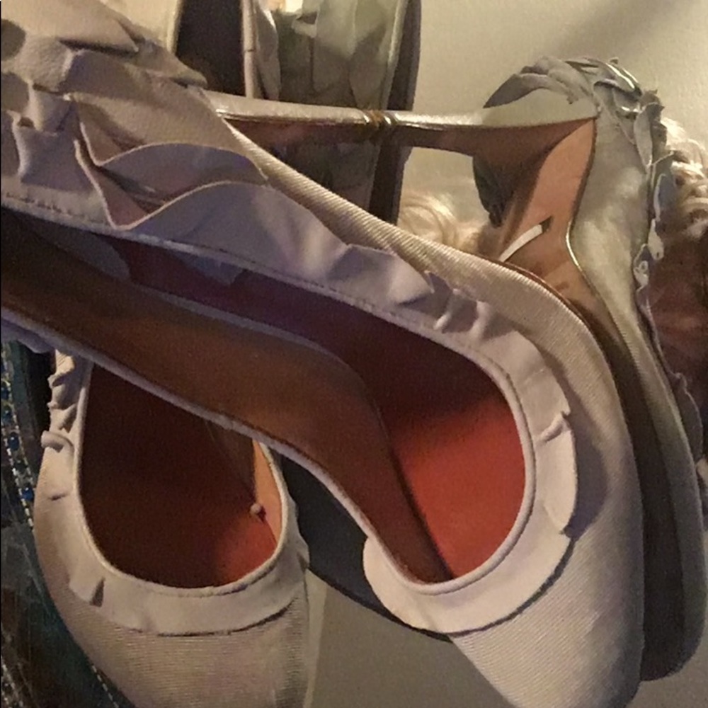 Badgley Mischka vero cuoio size 7 heels